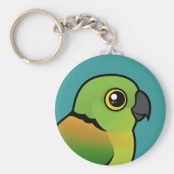 Birdorable Black-collared Lovebird Basic Button Keychain