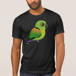 Birdorable Black-collared Lovebird Men's Alternative Apparel Basic Crew Neck T-Shirt