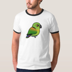 Birdorable Black-collared Lovebird Men's Basic Ringer T-Shirt