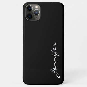 Black Color Background Iphone 11 Pro Max Case by NhanNgo at Zazzle