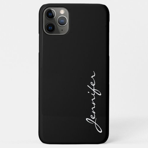 Black color background iPhone 11 pro max case
