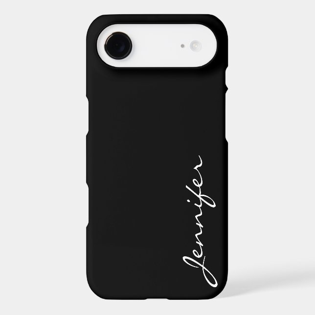 Black color background Case-Mate iPhone case (Back)