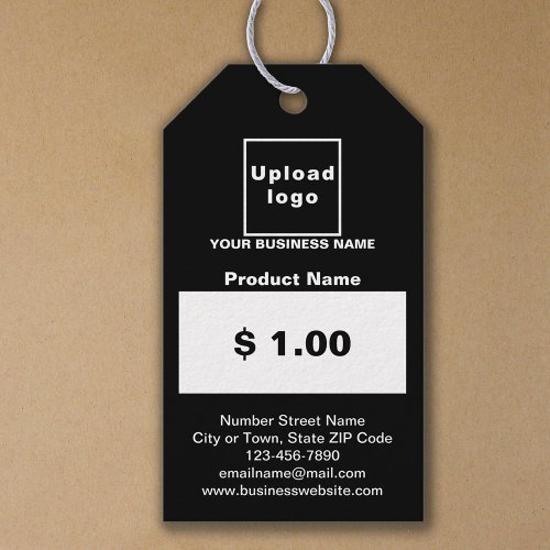 Black Color Business Product Price Tag