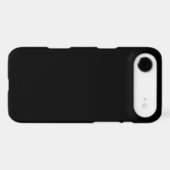 Black Color Case-Mate iPhone Case (Back (Horizontal))