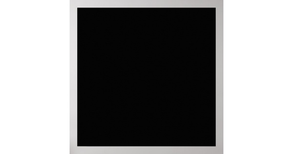 Black Color Plain Pitch Black Background Space Poster ...