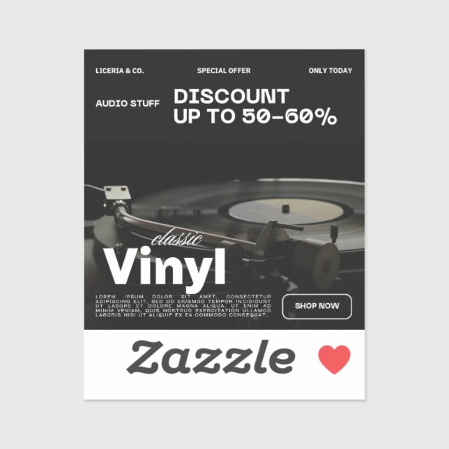 BLACK COLOUR IN Custom-Cut Vinyl Sticker (Sheet)