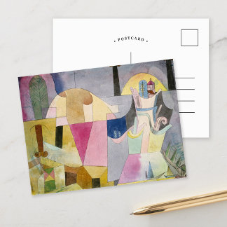 Black Columns in a Landscape | Paul Klee Postcard