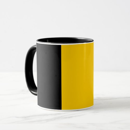 Black Combo Mug with flag of Belgium