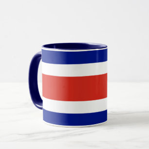 Black Combo Mug with flag of Costa Rica