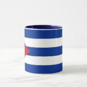 Black Combo Mug with flag of Cuba (Center)