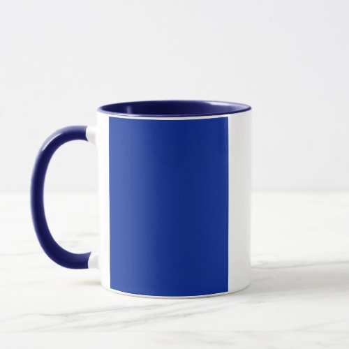 Black Combo Mug with flag of France