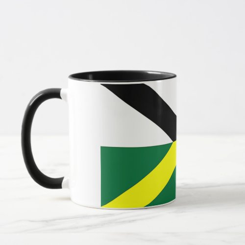 Black Combo Mug with flag of Monterey USA