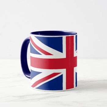 Black Combo Mug With Flag Of United Kingdom by AllFlags at Zazzle