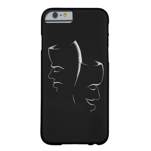 Black Comedy  Tragedy Barely There iPhone 6 Case