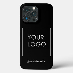 Black Company Business Modern Logo Branded  iPhone 13 Pro Case