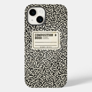 Black Composition Notebook Case-Mate iPhone Case