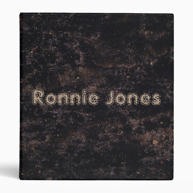 Black Concrete Binder (Front)