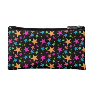 Black Confetti Black Multi Makeup Bag