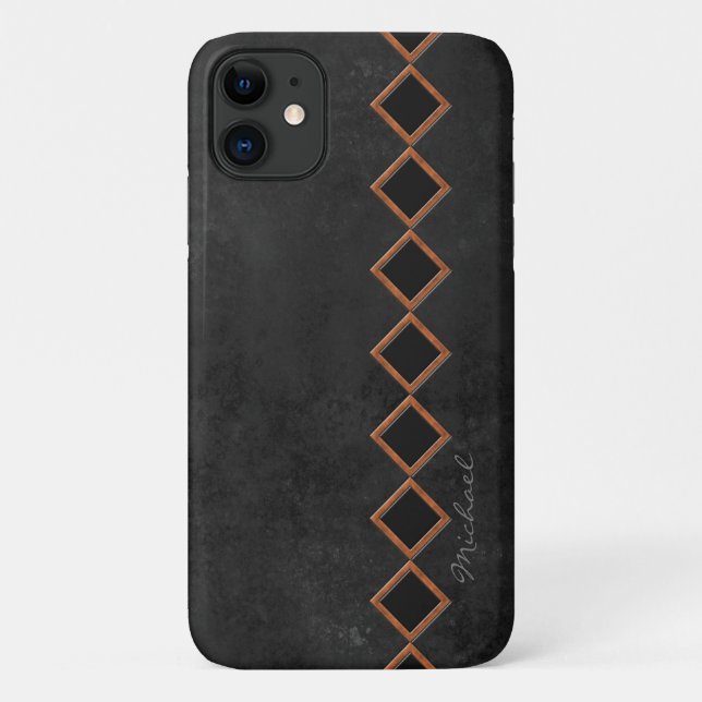 Black Copper Signature Case-Mate iPhone Case (Back)