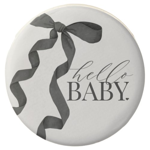 Black Coquette Bow Girl Baby Shower Dessert Favors