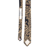 Black Coral Men's Fashion Necktie (Back)
