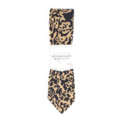 Black Coral Men's Fashion Necktie (Front)