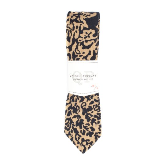 Black Coral Men's Fashion Necktie (Front)