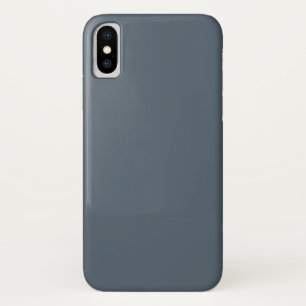 Black coral (solid color)  iPhone x case
