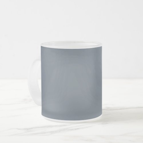 Black coral solid color  frosted glass coffee mug