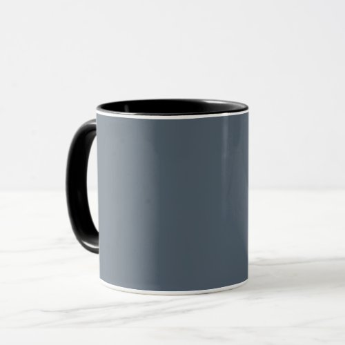 Black coral solid color  mug