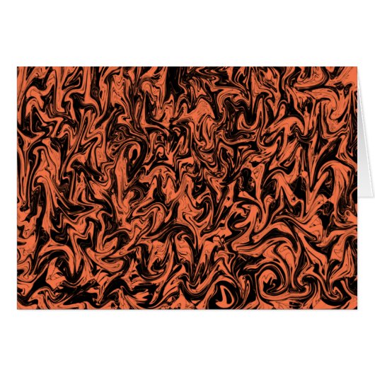Black & Coral Swirl (Front Horizontal)