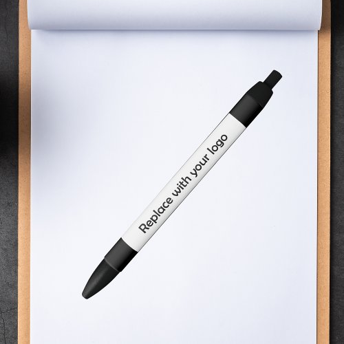 Black corporate business logo black ink pen
