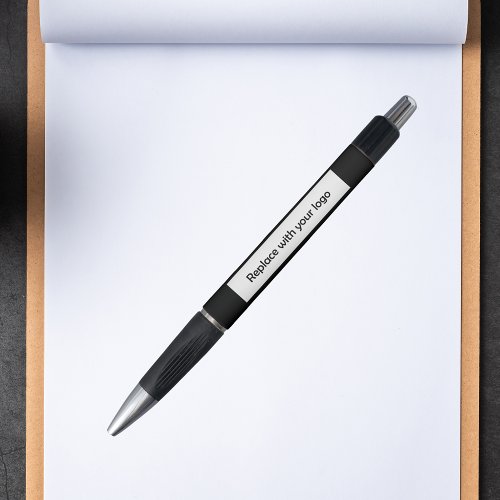 Black corporate business logo pen