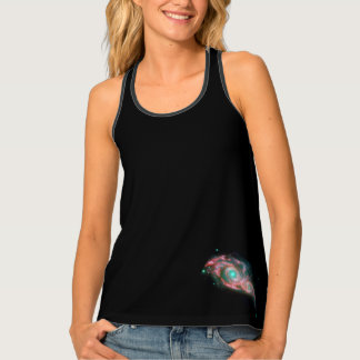 Black cosmic singlet, tank top