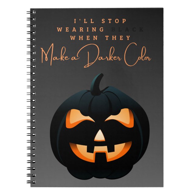 Black Cover Notebook (Front)