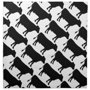 Black Cow Napkin
