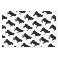 Black and White Cowhide Cow's Hide Patterned Tissue Paper