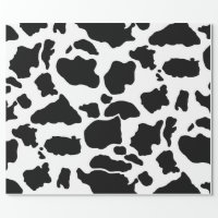 Baby Cow Christmas Pattern Wrapping Paper