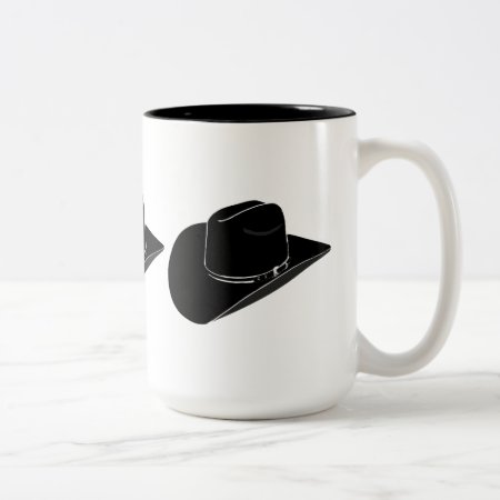 Black Cowboy Hat Coffee Mug