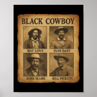 Black Cowboy Western Rodeo Melanin Black History T