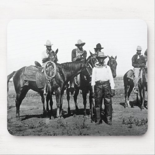 Black Cowboys At Bonham Texas 1890 Mouse Pad