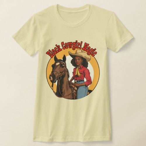 Black Cowgirl Magic  T_Shirt