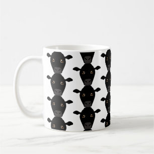 Black Cows on Mug