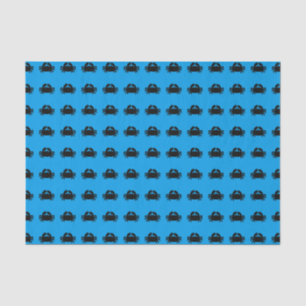 Black Crab Silhouette Tissue Paper