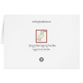 Black Crappie card (Back Horizontal)