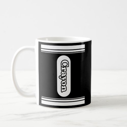 Black Crayon Box Halloween Coffee Mug