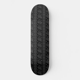 BLACK CREST SWIRL DESIGN FOR SKATEBOARD