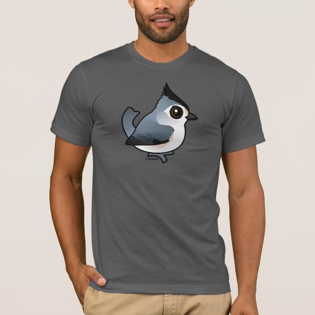 Black-crested Titmouse T-Shirt (Front)