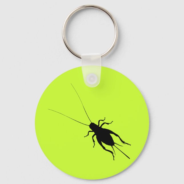 Black Cricket Keychain (Front)