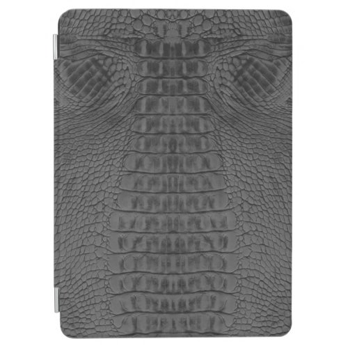 Black Crocodile Leather  iPad Air Cover